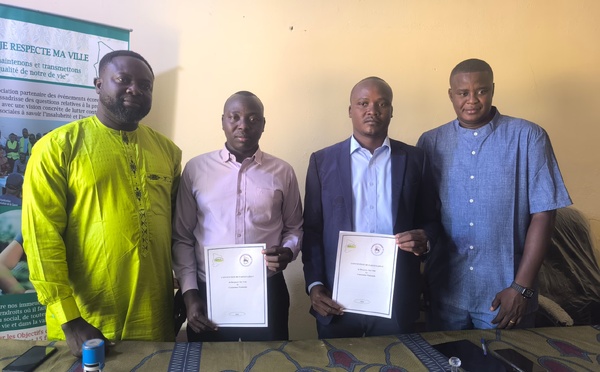 Tchad : signature d’un partenariat stratégique entre "Je Respecte Ma Ville-Tchad" et "Conscience Nationale"