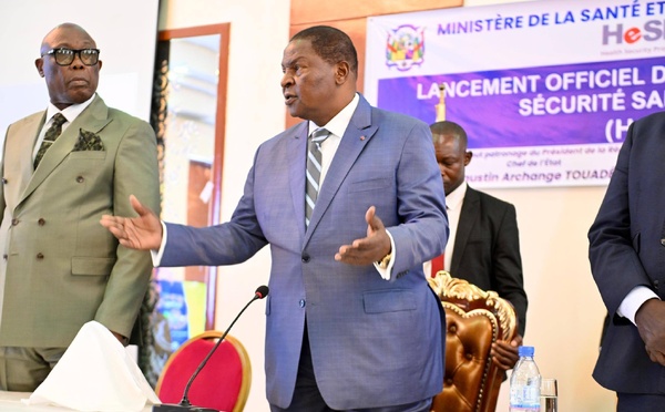 RCA : lancement officiel du programme de sécurité sanitaire en RCA et dans l’espace CEMAC