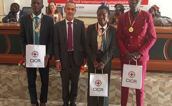 Tchad : le CICR clôture son concours national en droit international humanitaire