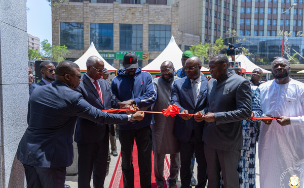 Guinée : le président Mamadi Doumbouya inaugure le nouveau siège de la Banque Centrale