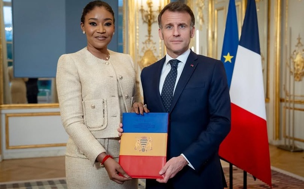 Tchad-France : présentation des lettres de créance de l'ambassadrice du Tchad