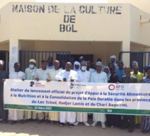 Tchad : lancement du Projet d’appui à la sécurité alimentaire à Bol