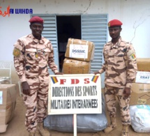 Tchad : remise d'équipements sportifs aux formations militaires