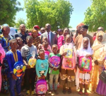 Tchad : l'AFAC offre 500 kits scolaires aux enfants du 7ème arrondissement