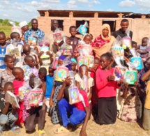 Tchad : l'AFAC fait don de 100 kits scolaires aux enfants de Mandjafa