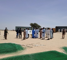 Tchad : Le Délégué Général du Gouvernement auprès de la Province du Kanem visite le site des travaux du central solaire de la ville de Mao