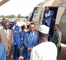 Tchad : Arrivée du Premier Ministre à Bongor pour l'inauguration du pont