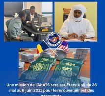 Tchad : Mission mobile aux États-Unis pour l'enrôlement et le renouvellement des passeports de la diaspora
