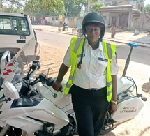 Tchad - Portrait : Fatimé Béchir, une femme motarde déterminée au service de la sécurité routière