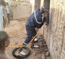 Tchad - Mao : Intervention rapide des Sapeurs-Pompiers face à l'incendie nocturne d'Alfari