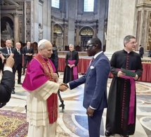 Vatican City : Le Tchad assiste à la messe d'inauguration du Pontificat du Pape Léon XIV