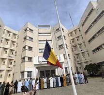 Tchad : Levée des couleurs au Ministère de l'Aménagement du Territoire sous la présidence de Mahamat Assileck Halata