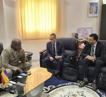 Tchad : Le Ministre de l'Aménagement du Territoire reçoit le DG d'ETAFAT pour le projet PILIER