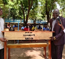 Tchad : Un ancien élève fait don de 50 tables-bancs au lycée collège Saint-Charles Lwanga de Sarh
