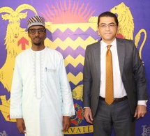 Tchad : le ministre de la Communication reçoit l’ambassadeur de la République Arabe d’Égypte