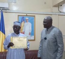 Tchad : L'Académie du Sud-Ouest décerne une reconnaissance au délégué de la Tandjilé