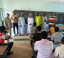 Tchad : le délégué provincial de l’Éducation nationale du Lac en tournée de constat à Bol