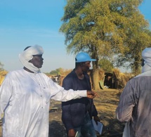 Tchad - Sila : Le Délégué de l'Action Sociale évalue les dégâts de l'incendie à Kerfi