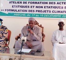 Tchad :  à Abéché, ouverture d’un atelier de formation sur la formulation des projets climatiques