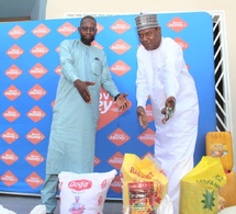 Promo Ramadan : Moov Money récompense ses abonnés avec des kits alimentaires et des tissus Getzner