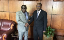 (De gauche à droite): L'Honorable Dr. Goodall Gondwe, ministre des Finances du Malawi et Dr. Ini Urua, vice-président principal, Relations pays et investisseurs de l'AFC