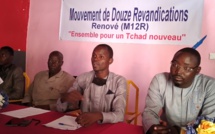 Les membres du Mouvement des 12 revendications (M12R). © Ben Kadabio/Alwihda Info