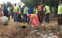 N'Djamena : la commune du 6e arrondissement déploie des buses de drainage d'eau
