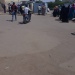 Des élèves évanouis à N'Djamena lors d'un défilé.