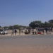 Des élèves évanouis à N'Djamena lors d'un défilé.