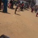 Des élèves évanouis à N'Djamena lors d'un défilé.