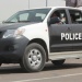 Un véhicule de police à N'Djamena.