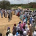 Danses traditionnelles à la résidence du nouveau sultan du Ouaddaï Chérif Abdelhadi Mahdi