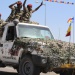 Armée Tchad Pick-up soldats