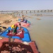 Blanchisseurs fleuve Chari