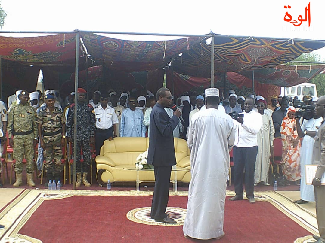 Cérémonie commune Abéché pour le personnel