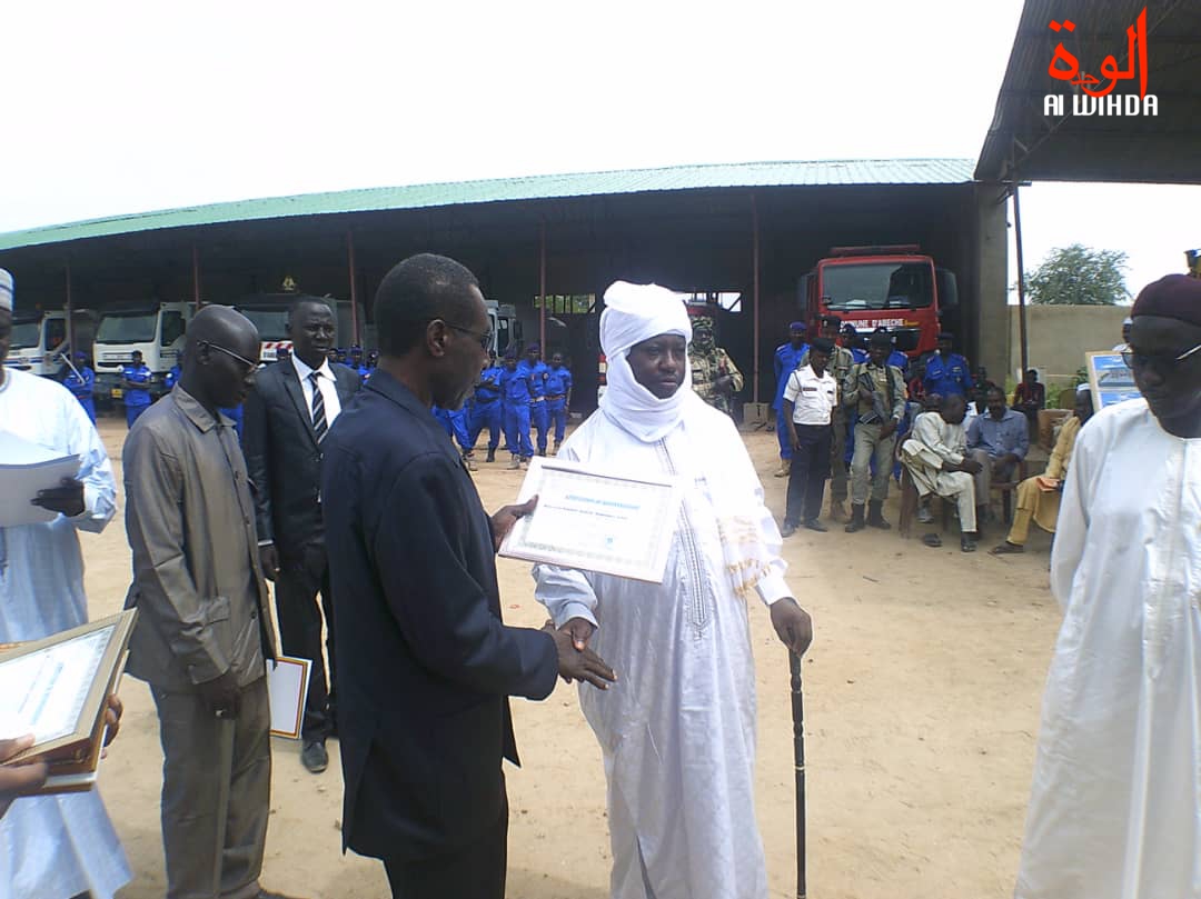 Cérémonie commune Abéché pour le personnel